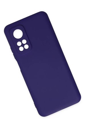 Newface Xiaomi Mi 10T Kılıf Nano içi Kadife Silikon - Mor