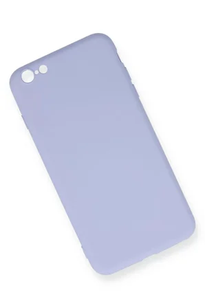 Newface Apple iPhone 6 Plus Kılıf Nano içi Kadife Silikon - Lila