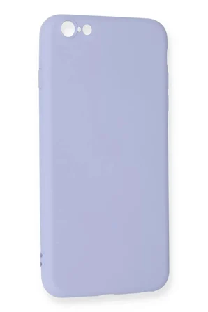 Newface Apple iPhone 6 Plus Kılıf Nano içi Kadife Silikon - Lila