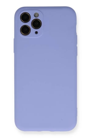 Newface Apple iPhone 11 Pro Kılıf Nano içi Kadife Silikon- Lila