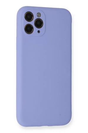 Newface Apple iPhone 11 Pro Kılıf Nano içi Kadife Silikon- Lila