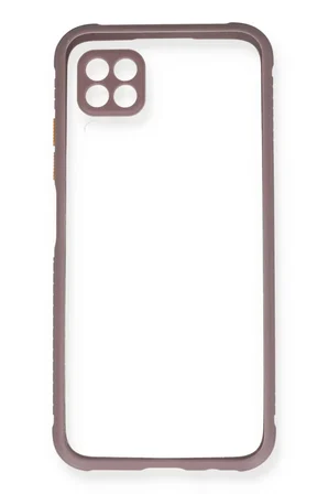 Newface Huawei P40 Lite Kılıf Miami Şeffaf Silikon - Açık Mor