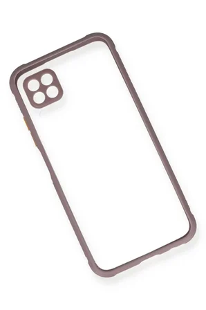 Newface Huawei P40 Lite Kılıf Miami Şeffaf Silikon - Açık Mor