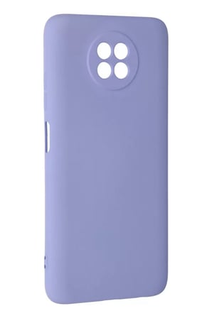 Newface Xiaomi Redmi Note 9 5G Kılıf Nano içi Kadife Silikon - Lila