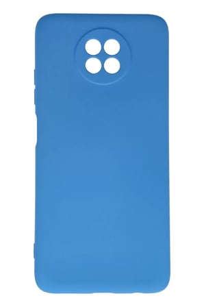 Newface Xiaomi Redmi Note 9 5G Kılıf Nano içi Kadife Silikon - Mavi