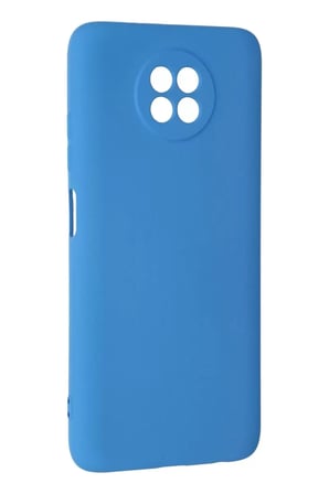 Newface Xiaomi Redmi Note 9 5G Kılıf Nano içi Kadife Silikon - Mavi