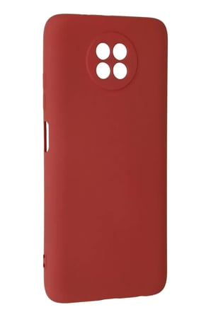 Newface Xiaomi Redmi Note 9 5G Kılıf Nano içi Kadife Silikon - Kiremit