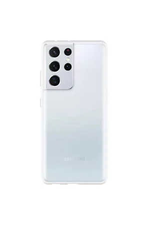 Newface Samsung Galaxy S21 Ultra Kılıf Lüx Şeffaf Silikon