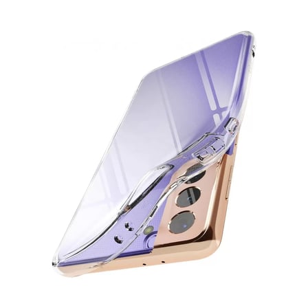 Newface Samsung Galaxy S21 Plus Kılıf Lüx Şeffaf Silikon
