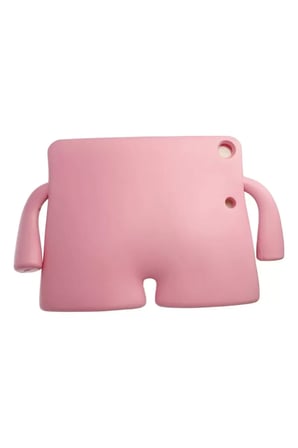 Newface Apple iPad 10.2 (7.nesil) Kılıf Karakter Tablet Silikon - Açık Pembe