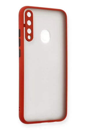 Newface Huawei P40 Lite E Kılıf Montreal Silikon Kapak - Kırmızı
