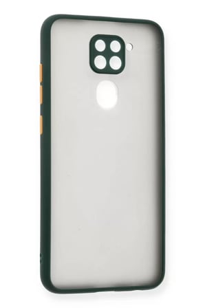 Newface Xiaomi Redmi Note 9 Kılıf Montreal Silikon Kapak - Yeşil