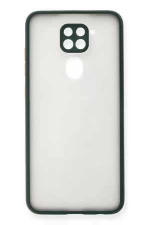 Newface Xiaomi Redmi Note 9 Kılıf Montreal Silikon Kapak - Yeşil