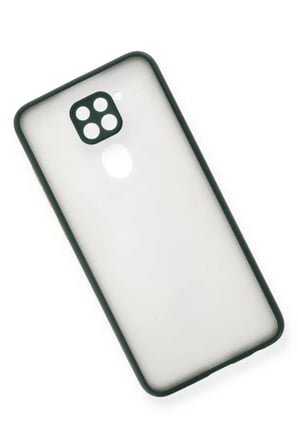 Newface Xiaomi Redmi Note 9 Kılıf Montreal Silikon Kapak - Yeşil