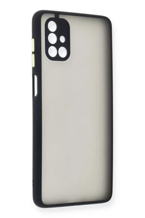 Newface Samsung Galaxy M51 Kılıf Montreal Silikon Kapak - Lacivert