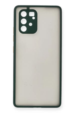 Newface Samsung Galaxy A91 / S10 Lite Kılıf Montreal Silikon Kapak - Yeşil