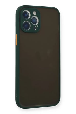 Newface Apple iPhone 12 Pro Max Kılıf Montreal Silikon Kapak - Yeşil