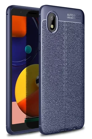 Newface Samsung Galaxy A01 Core Kılıf Auto Focus Kapak - Lacivert