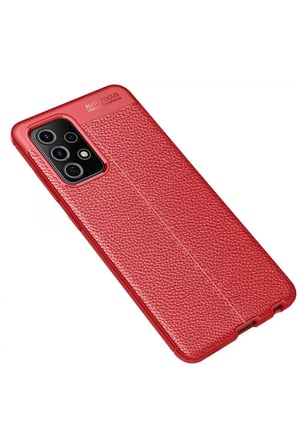 Newface Samsung Galaxy A72 Kılıf Auto Focus Kapak - Kırmızı