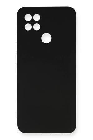 Newface Oppo A15 Kılıf Nano içi Kadife Silikon - Siyah