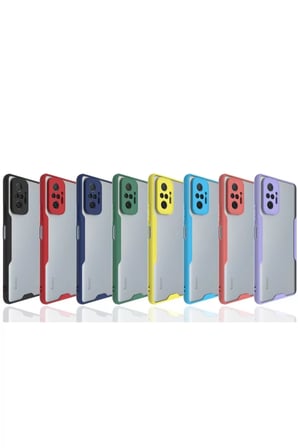 Newface Xiaomi Redmi Note 10 Pro Kılıf Platin Silikon - Lila