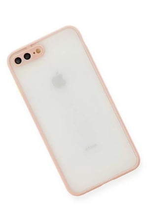 Newface Apple iPhone 7 Plus Kılıf Montreal Silikon Kapak - Pembe