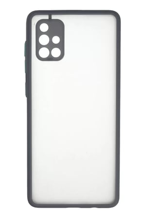 Newface Samsung Galaxy A71 Kılıf Montreal Silikon Kapak - Gri