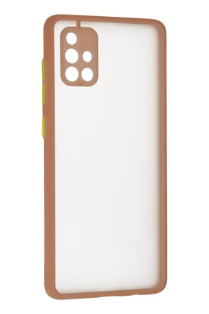 Newface Samsung Galaxy A71 Kılıf Montreal Silikon Kapak - Pembe