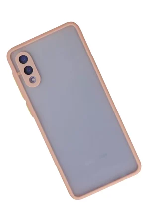 Newface Samsung Galaxy A02 Kılıf Montreal Silikon Kapak - Pembe
