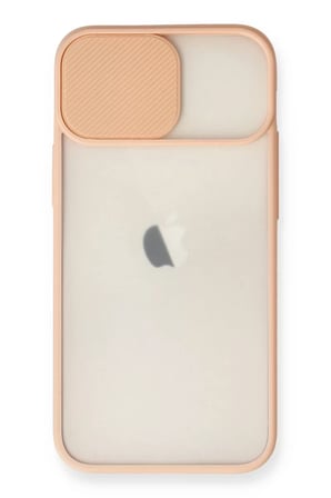 Newface Apple iPhone 11 Kılıf Palm Buzlu Kamera Sürgülü Silikon - Pembe