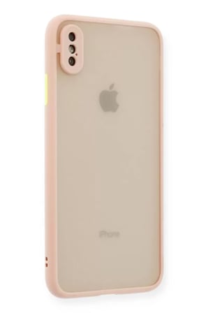 Newface Apple iPhone X Kılıf Montreal Silikon Kapak - Pembe