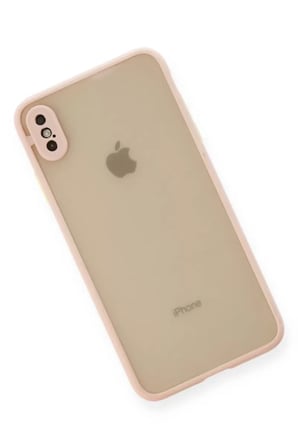 Newface Apple iPhone X Kılıf Montreal Silikon Kapak - Pembe