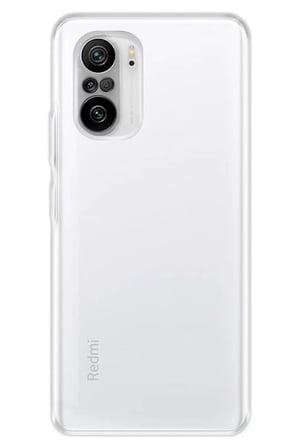 Newface Xiaomi Poco F3 Kılıf Deluxe 2mm Şeffaf Silikon - Şeffaf