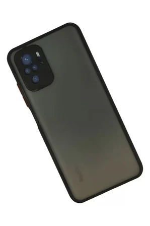 Newface Xiaomi Redmi Note 10 Kılıf Montreal Silikon Kapak - Siyah