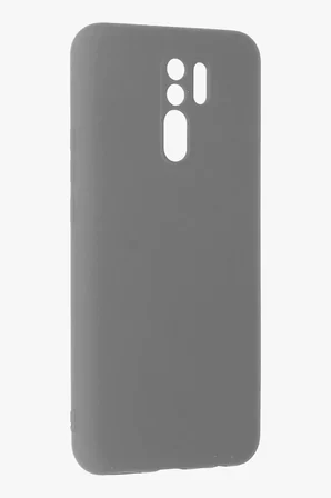 Newface Xiaomi Redmi 9 Kılıf Nano içi Kadife Silikon - Gri