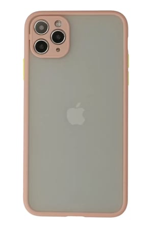 Newface Apple iPhone 12 Pro Max Kılıf Montreal Silikon Kapak - Pembe
