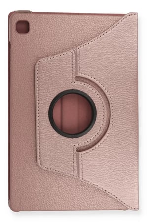 Newface Samsung Galaxy T500 Tab A7 10.4 Kılıf 360 Tablet Deri Kılıf - Rose Gold