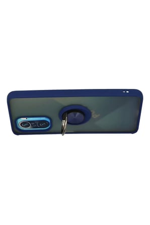 Newface Xiaomi Redmi K40 Kılıf Montreal Yüzüklü Silikon Kapak - Lacivert