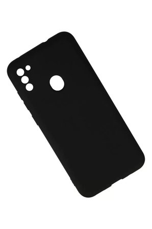 Newface Samsung Galaxy A11 Kılıf Nano içi Kadife Silikon - Siyah