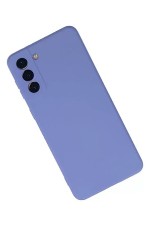 Newface Samsung Galaxy S21 Plus Kılıf Nano içi Kadife Silikon - Lila