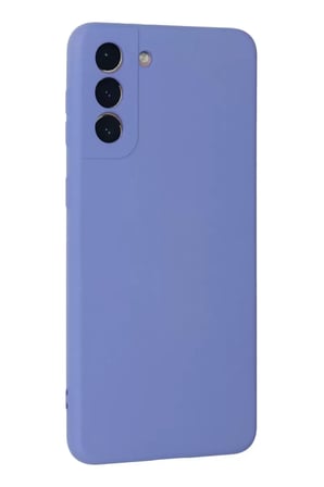 Newface Samsung Galaxy S21 Plus Kılıf Nano içi Kadife Silikon - Lila