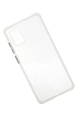 Newface Samsung Galaxy A71 Kılıf Miami Şeffaf Silikon - Şeffaf