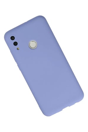 Newface Huawei P Smart 2019 Kılıf Nano içi Kadife Silikon - Lila
