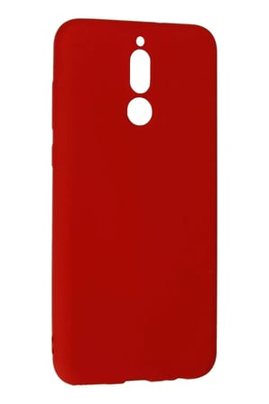 Newface Huawei Mate 10 Lite Kılıf Nano içi Kadife Silikon - Kırmızı