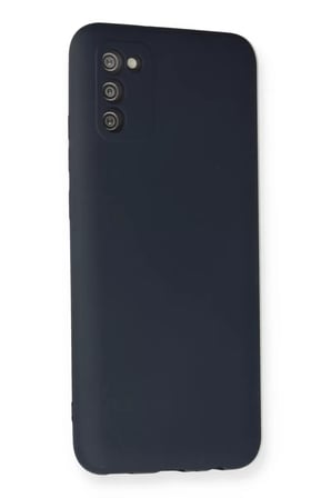 Newface Samsung Galaxy A03S Kılıf Nano içi Kadife Silikon - Lacivert