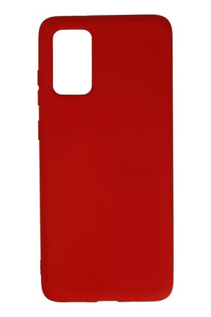 Newface Samsung Galaxy S20 Plus Kılıf Nano içi Kadife Silikon - Kırmızı