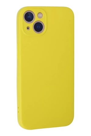 Newface Apple iPhone 13 Mini Kılıf Nano içi Kadife Silikon - Sarı