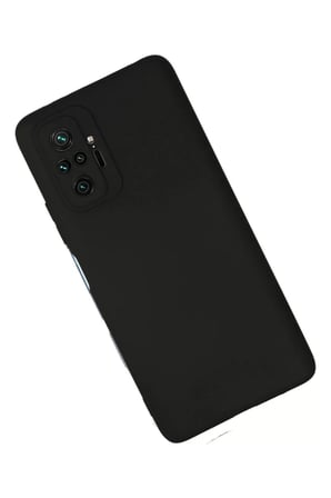 Newface Xiaomi Redmi Note 10 Pro Kılıf First Silikon - Siyah