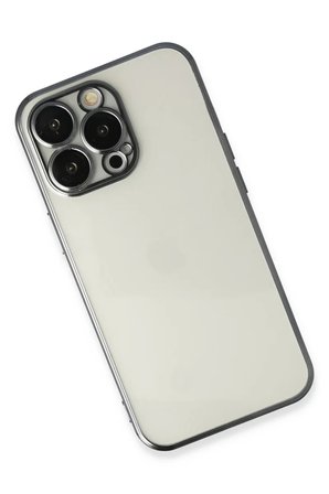 Newface Apple iPhone 13 Pro Kılıf Razer Lensli Silikon - Siyah