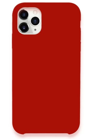 Newface Apple iPhone 11 Pro Kılıf Lansman Legant Silikon - Kırmızı